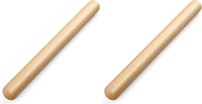 LorisArm 11.5-inch Wooden Rolling Pin for Baking, Natural Wood Dough Roller