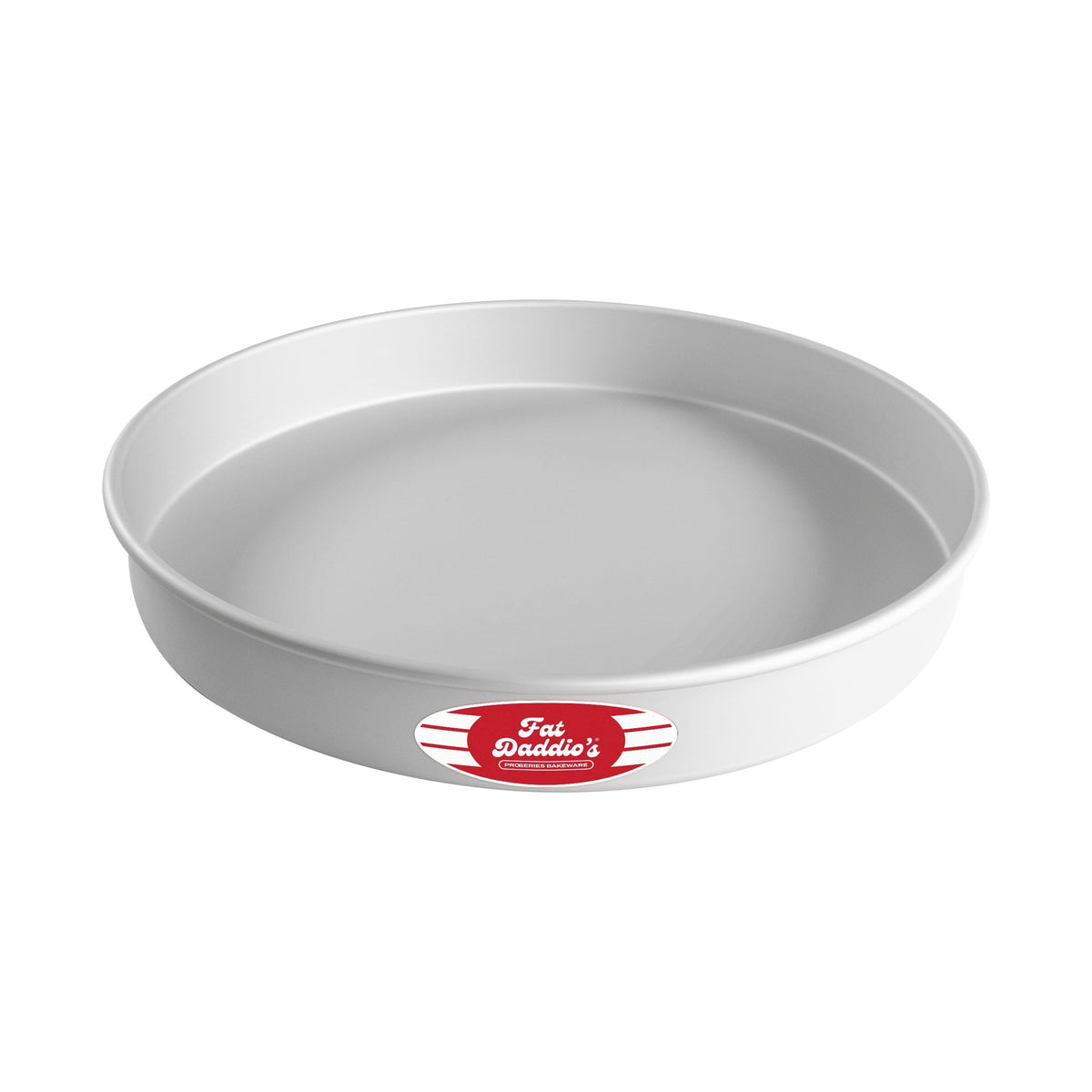 Fat Daddio's PRD-83SET Anodized Aluminum Round Cake Pans, 2 Piece Set, 8 x 3 Inch