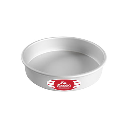 Fat Daddio's PRD-83SET Anodized Aluminum Round Cake Pans, 2 Piece Set, 8 x 3 Inch