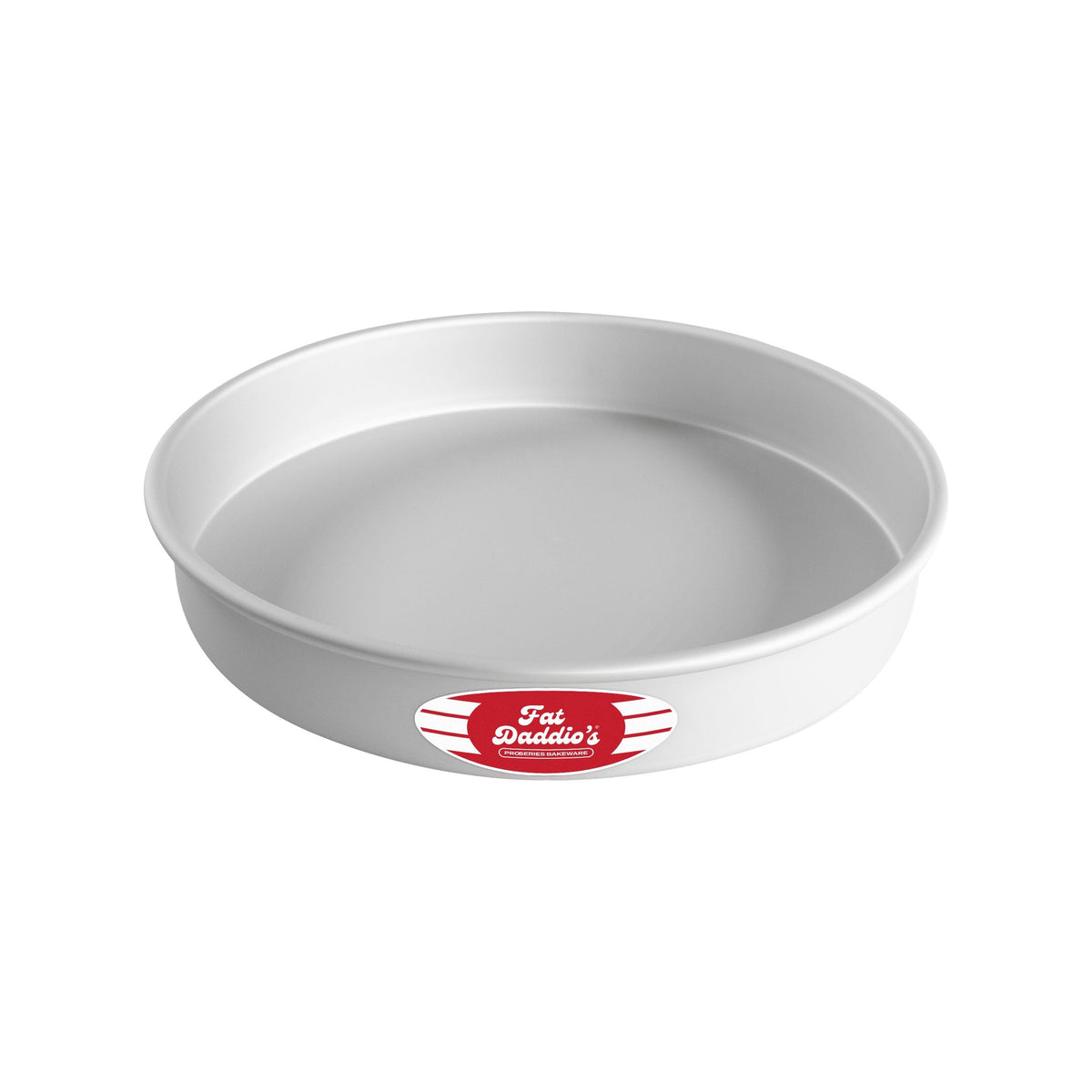 Fat Daddio's PRD-83SET Anodized Aluminum Round Cake Pans, 2 Piece Set, 8 x 3 Inch