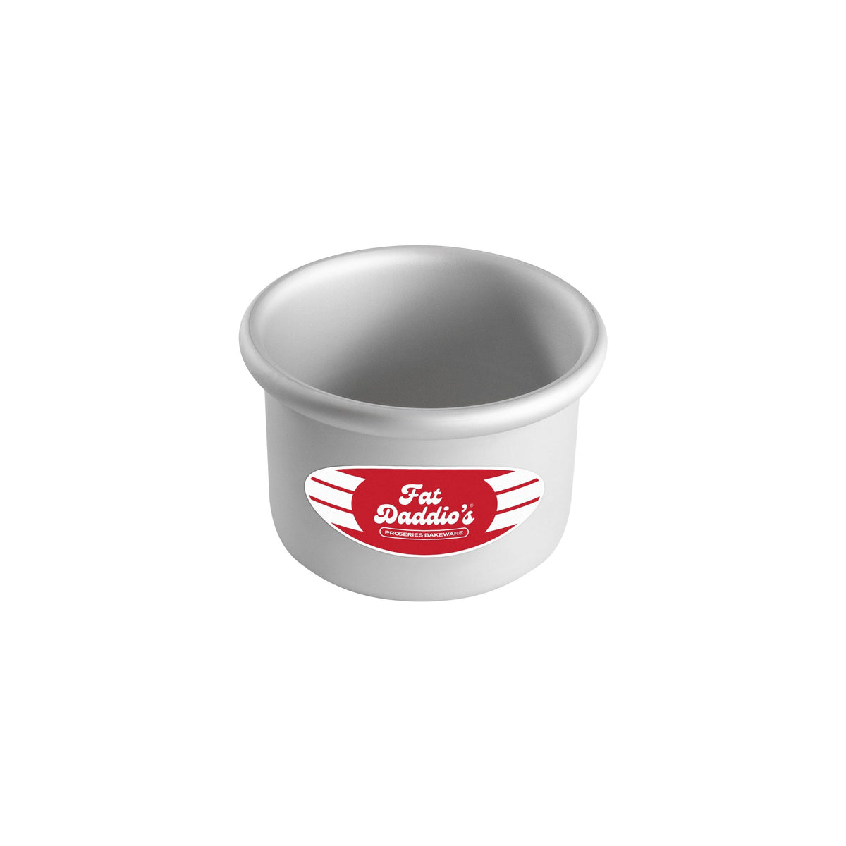 Fat Daddio's PRD-83SET Anodized Aluminum Round Cake Pans, 2 Piece Set, 8 x 3 Inch