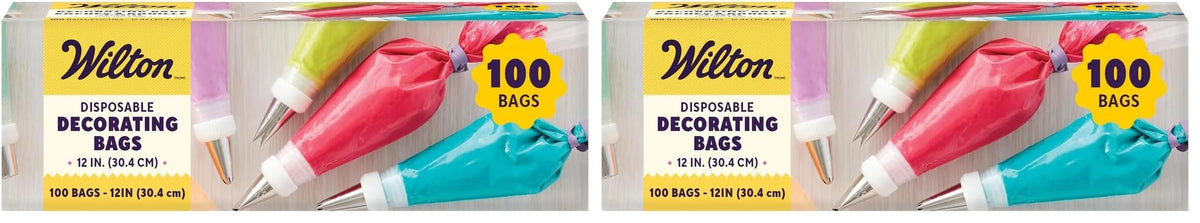 Wilton Disposable Decorating Bags, Piping Icing, 100-Count