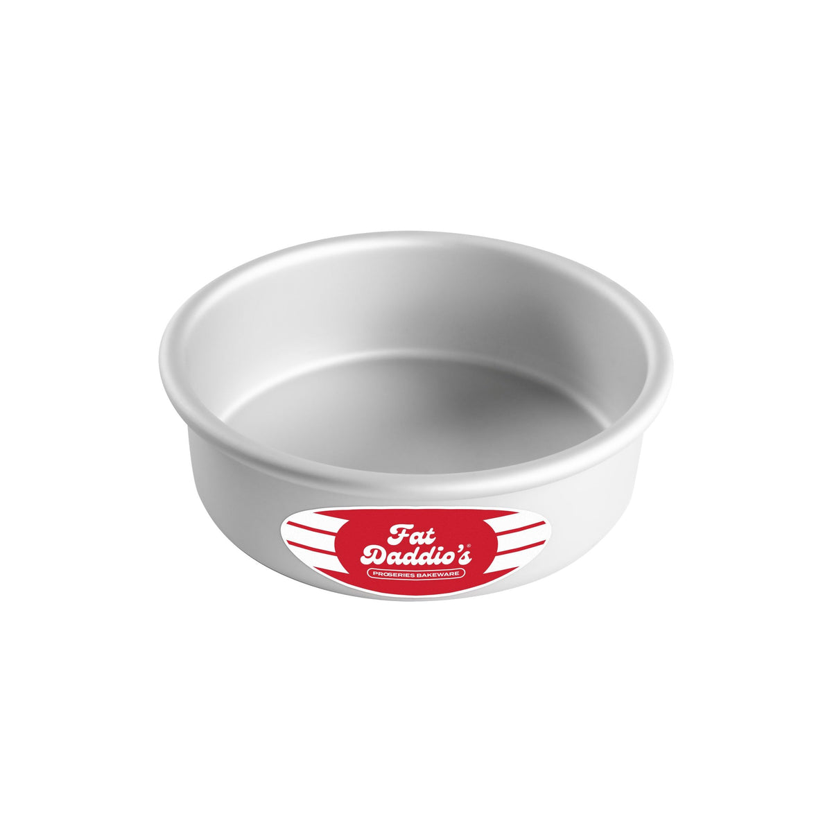 Fat Daddio's PRD-83SET Anodized Aluminum Round Cake Pans, 2 Piece Set, 8 x 3 Inch