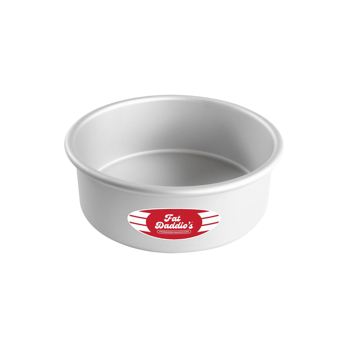 Fat Daddio's PRD-83SET Anodized Aluminum Round Cake Pans, 2 Piece Set, 8 x 3 Inch