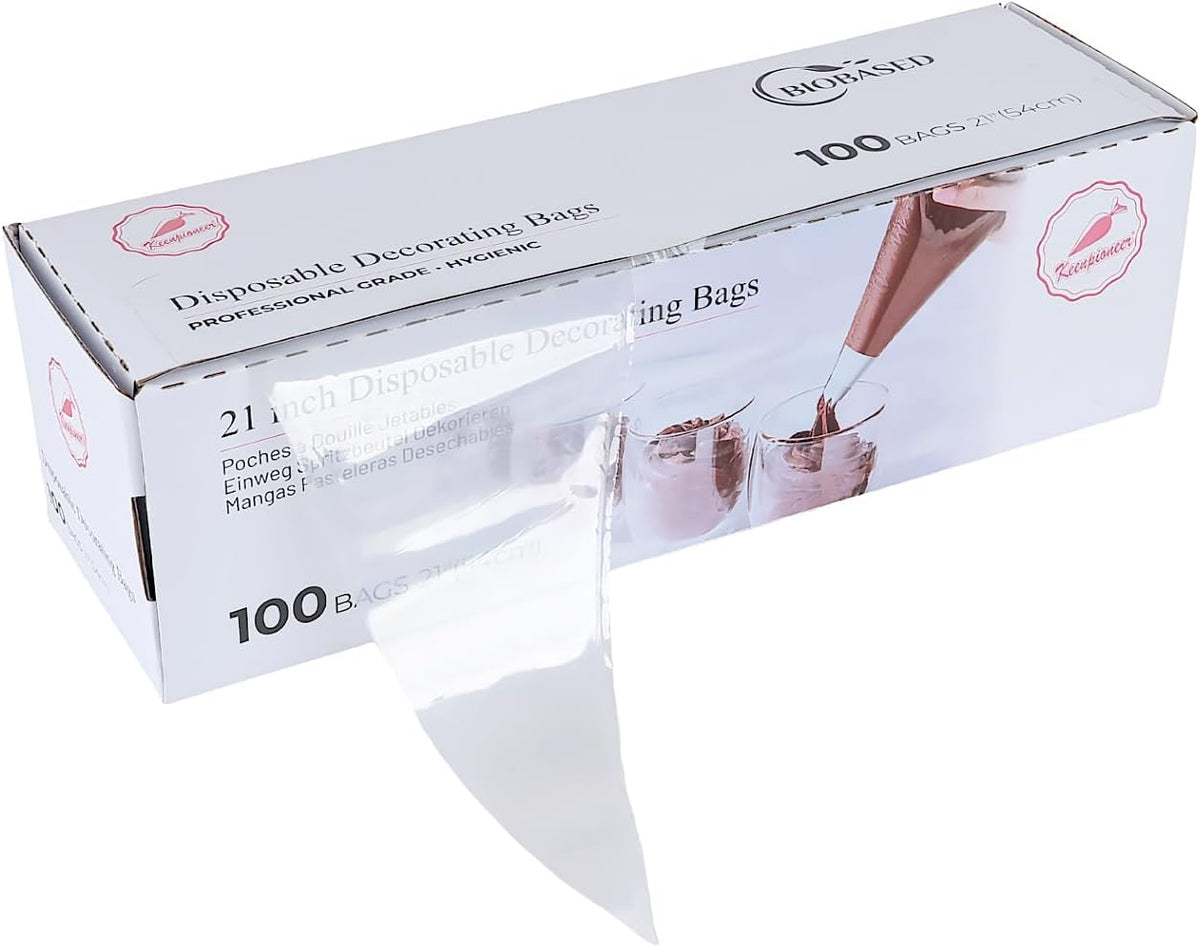 Keenpioneer Disposable Piping Bags 21 Inch