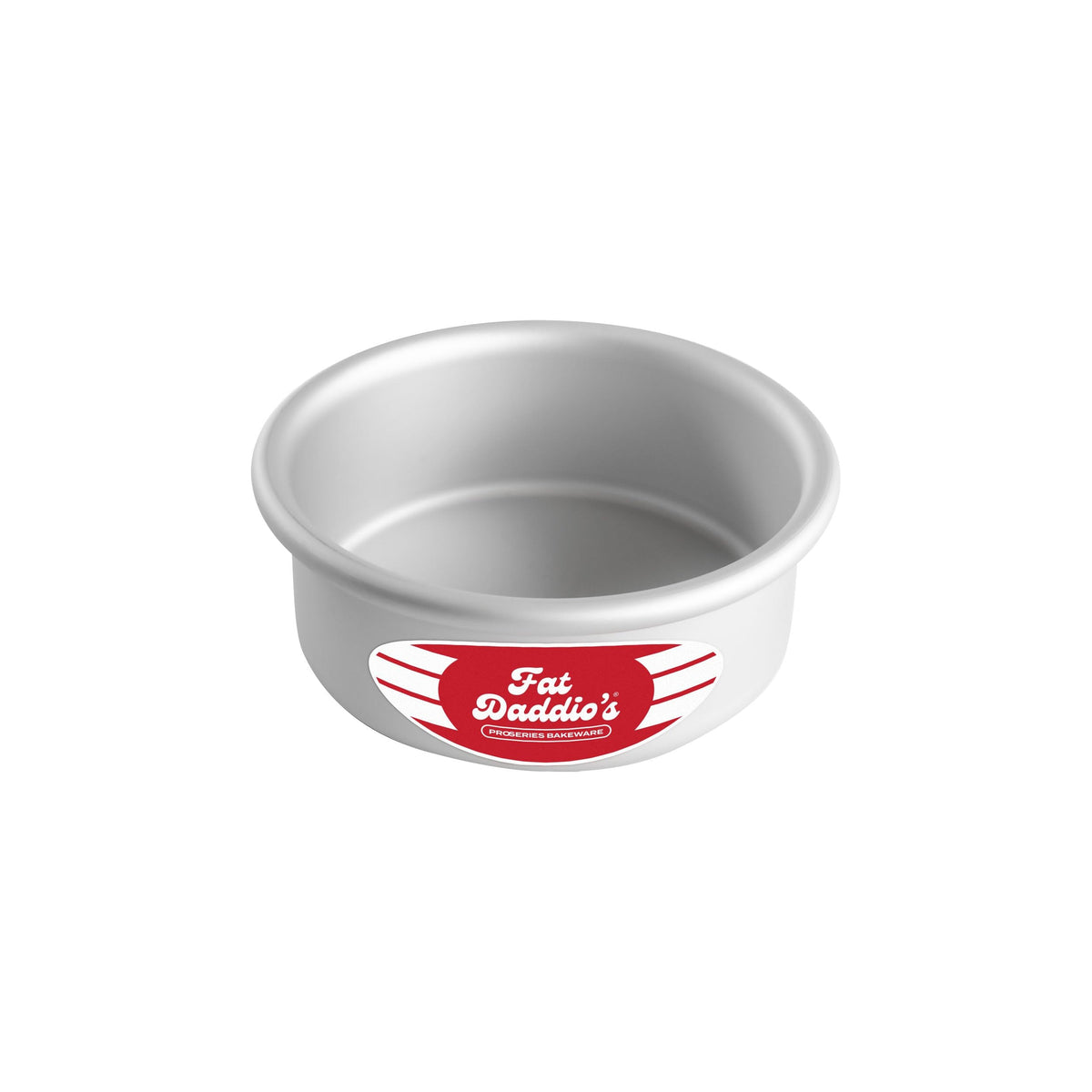 Fat Daddio's PRD-83SET Anodized Aluminum Round Cake Pans, 2 Piece Set, 8 x 3 Inch