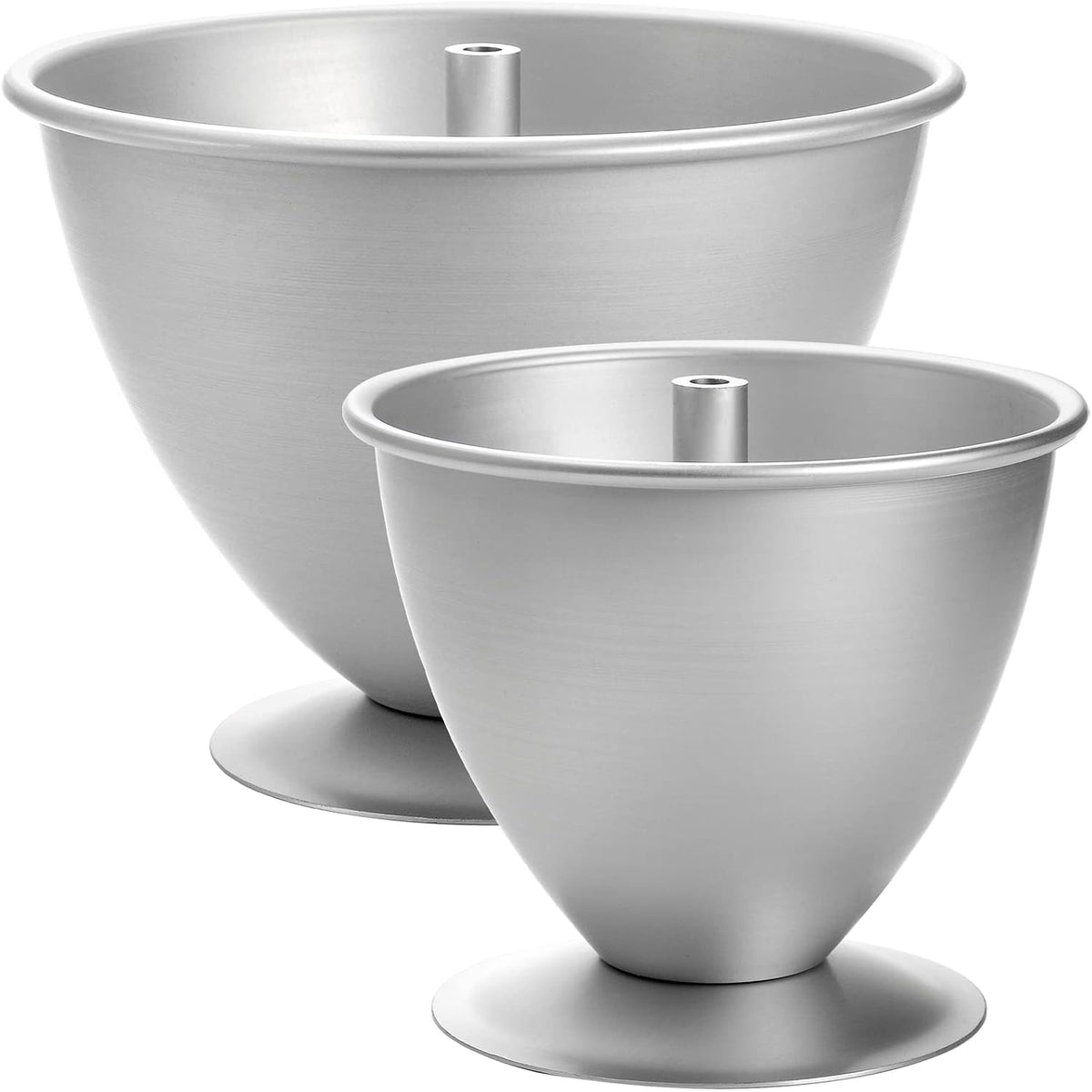Cedilis 2 Pack Doll Cake Mold, 8 Inch and 6 Inch Princess Skirt Cake Pan, Non Stick Wonder Pan, Easy to Clean