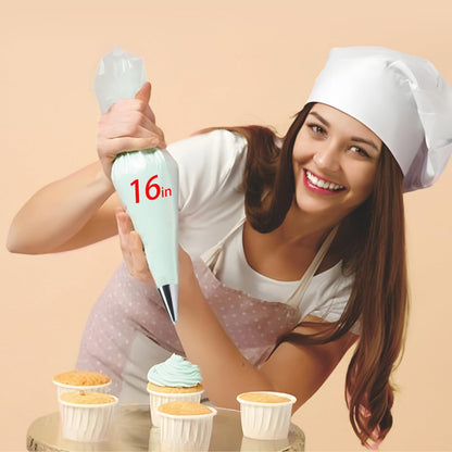 16 Inch Piping Bags Disposable, 100Pcs Large Pastry Bags