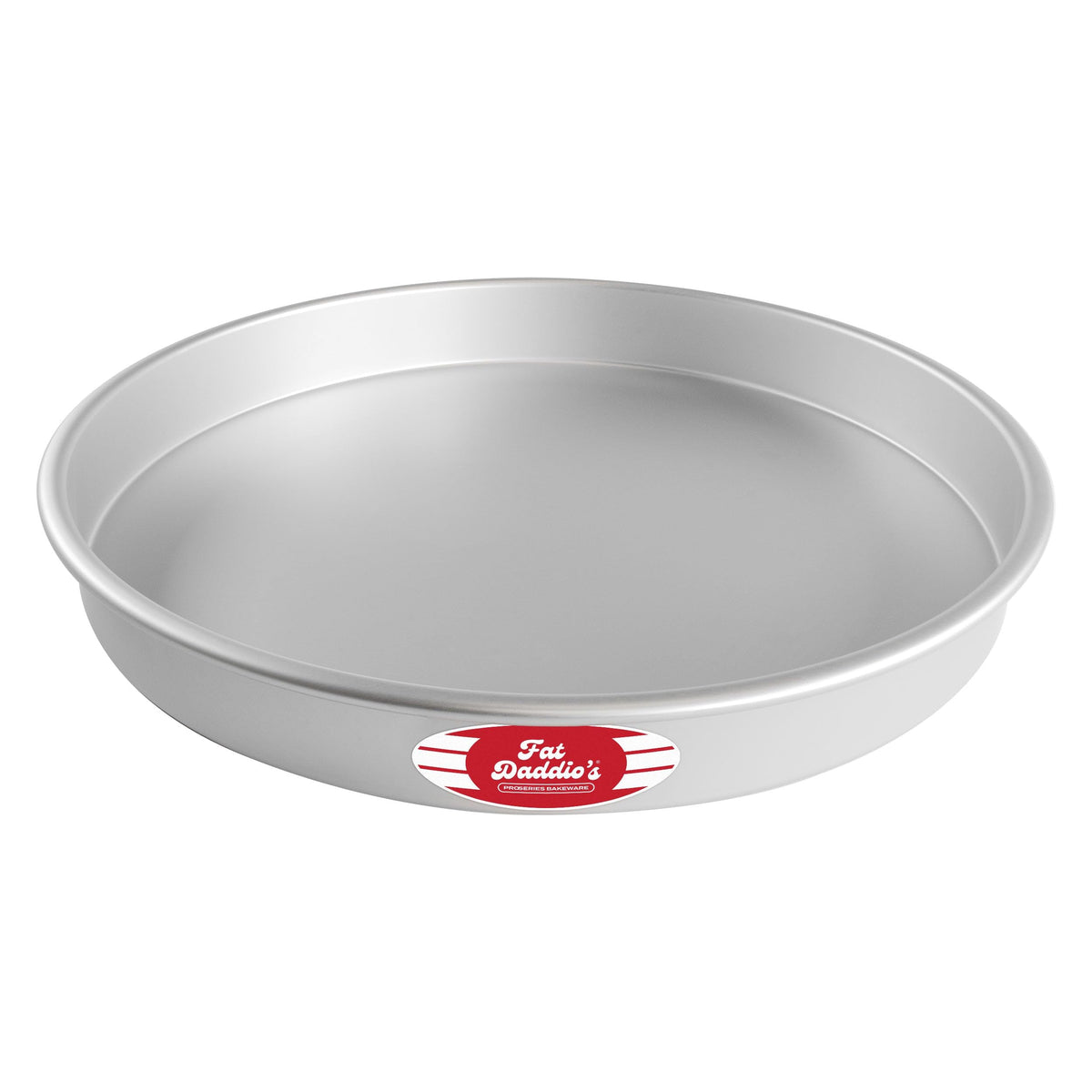 Fat Daddio's PRD-83SET Anodized Aluminum Round Cake Pans, 2 Piece Set, 8 x 3 Inch