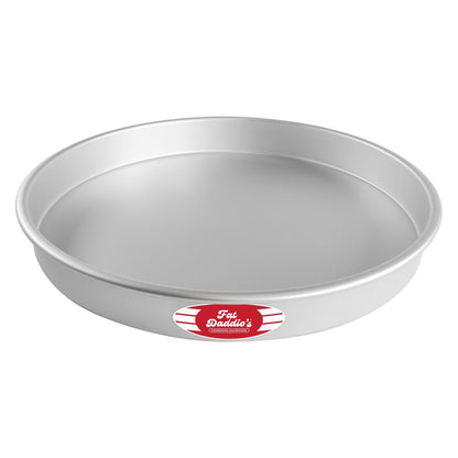 Fat Daddio's PRD-83SET Anodized Aluminum Round Cake Pans, 2 Piece Set, 8 x 3 Inch