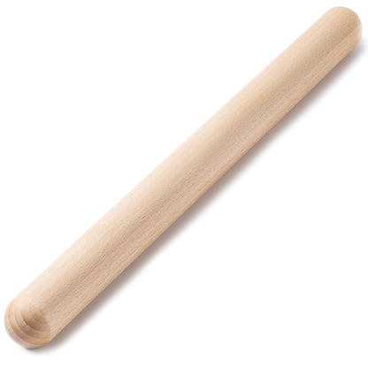 AISOSO Rolling Pin for Baking, 15.75" Wooden Dough Roller, Light Yellow