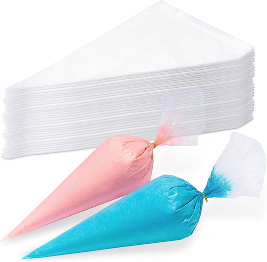 Homrelaxy 200 Pcs 12 Inch Tipless Piping Bags, Disposable Pastry Bags