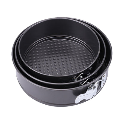 Springform Pan, Nonstick Cake Pan, Round cheesecake pan with leak-proof non-stick bottom removable bakeware.3 pieces 3 sizes, 7" 8" 9" for Cakes, Cheesecakes, Pizzas and Quiches.