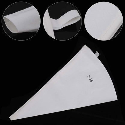 3 Pack Piping Bags Reusable Canvas Pastry Bags 14/16/18 Inch