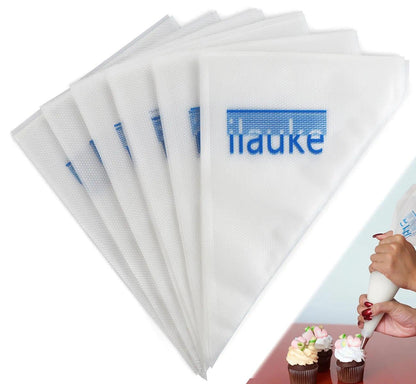 ilauke 13 Inch Disposable Piping Bags, 200 Pcs for Cake Baking Decorating