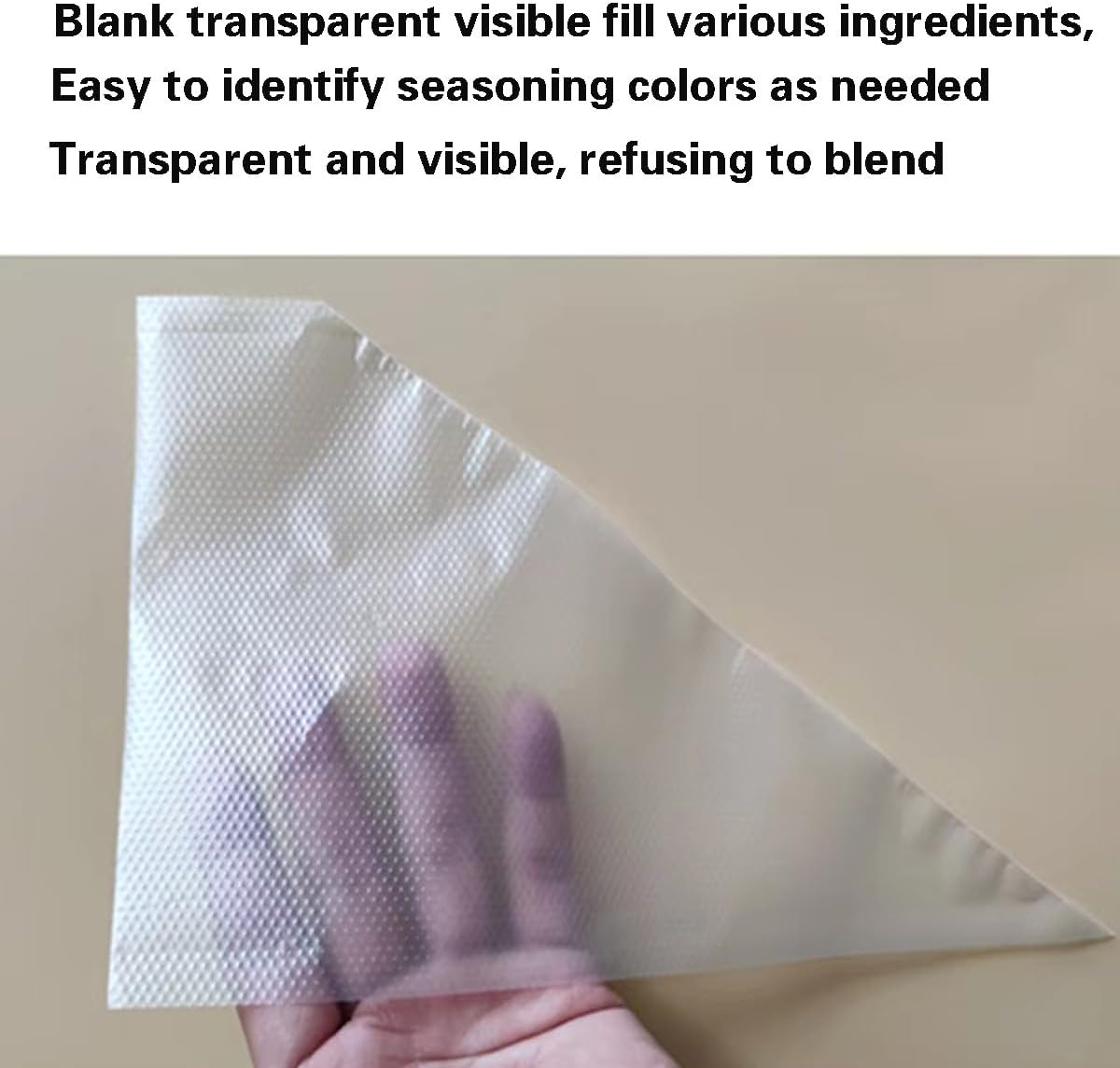 Piping Bags - 12 Inch Disposable Icing Bags, 200 PCS Decorating Bags for Frosting, Pastry Bags, Great for Cakes and Cookies Decoration, S/M/L, Clear