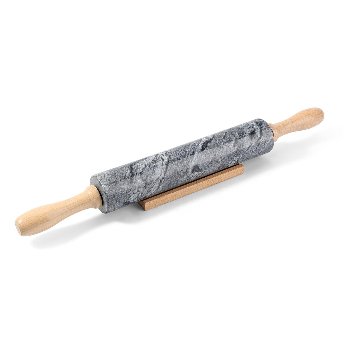 Koville Marble Rolling Pin, Non-Stick African Stone Polished Dough Roller, Pasta, Dumpling, Ravioli, Fondant, Pie Crust, Kitchen Baking Pastry Tools