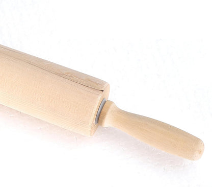Rolling Pin, 13.8 Inch Wood for Kneading the Dough (L) Rolling Pin, 13.8 Inch Wood for Kneading the Dough of Baking Bread, Pizza, Cookie, Noodles (L)