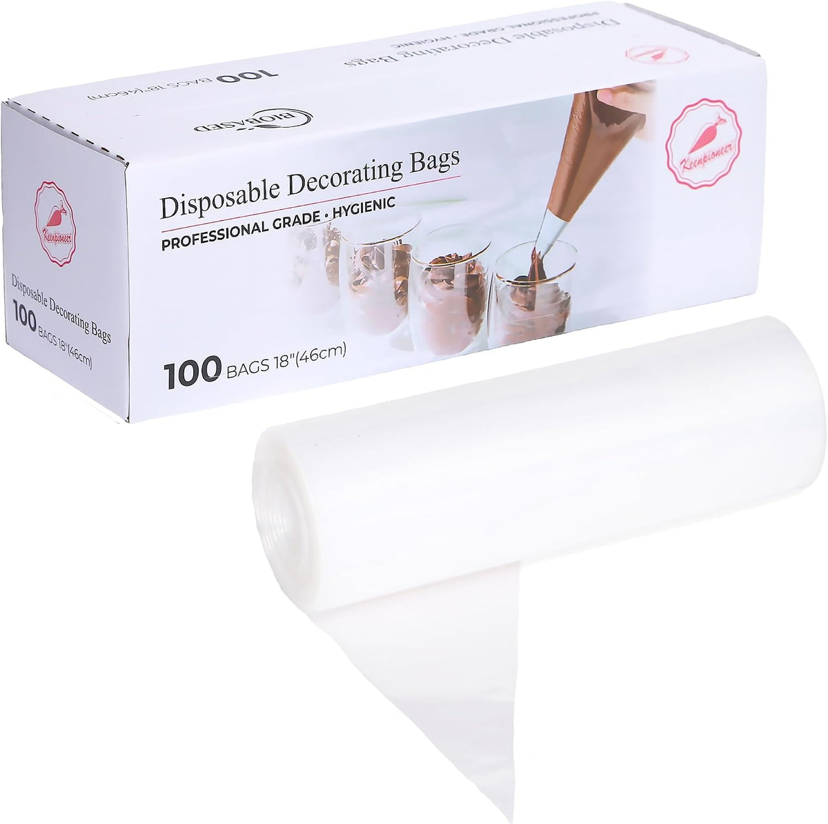Keenpioneer 18-Inch Piping Bags, Large Capacity