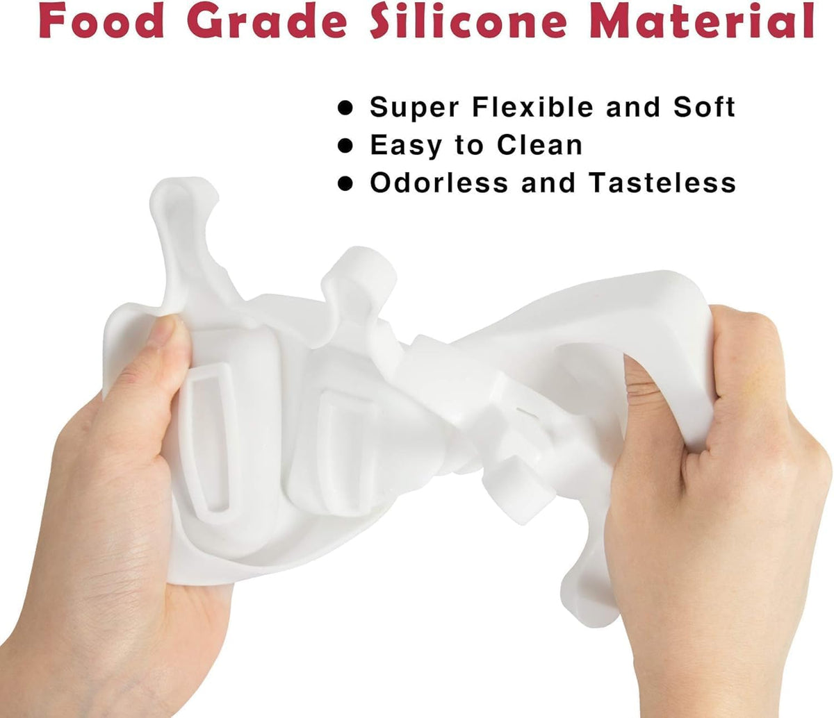 Ouddy Life Popsicle Molds Set of 2, Ice Pop Molds Silicone Cake Pop Mold