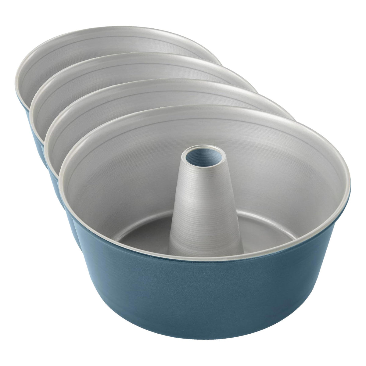 Nordic Ware Formed Angel Food Cake, 16 Cup, Twilight Blue