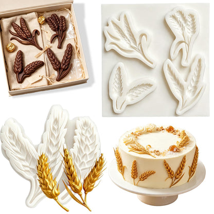 Flower Silicone Molds, 2Pcs Lily Fondant Molds for Cake Decorating