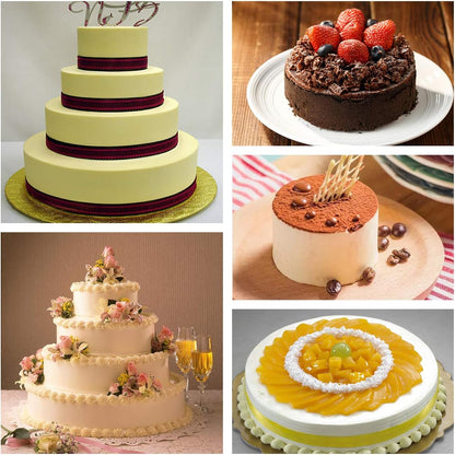 4-Piece Silicone Cake Pans Sets, Nonstick Round Cake Molds