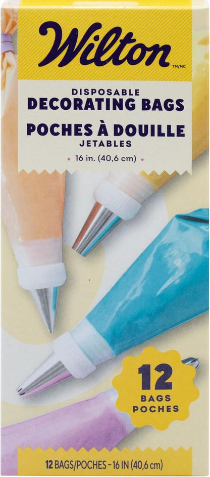 Wilton Disposable 16-Inch Decorating Bags (2 Pack)