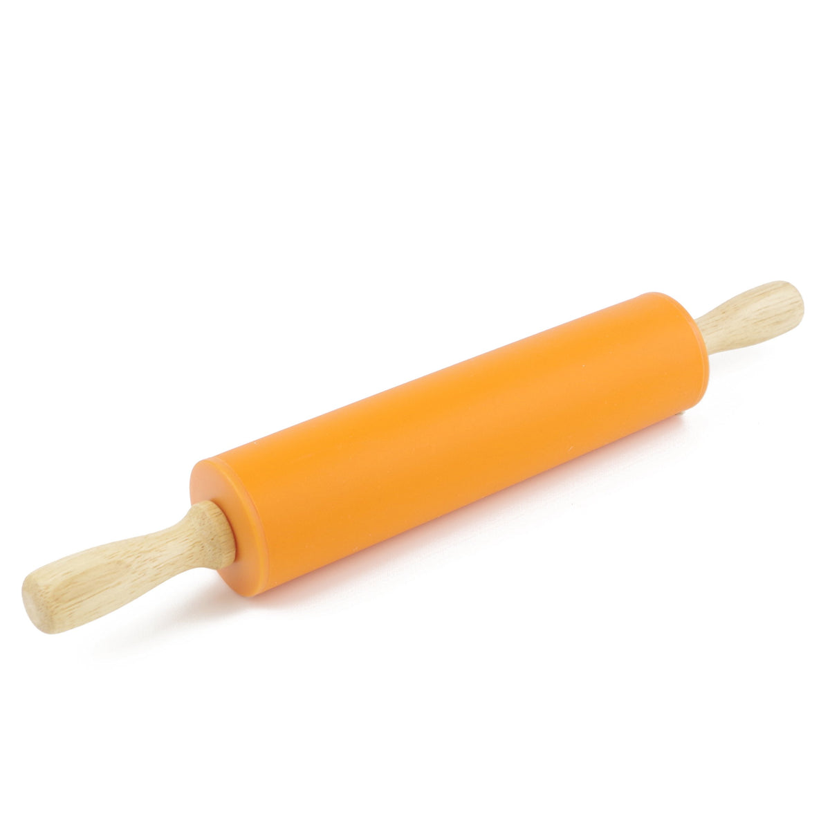 Silicone Rolling Pin for Baking Non-stick Rolling Pin Dough Roller Wooden Handle Kitchen Accessories Pastry Roller