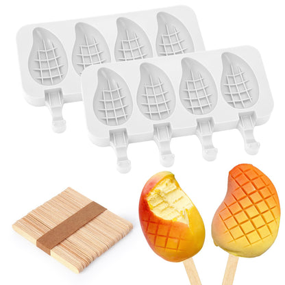 Juome Cake Pop Mold Kit, Large Cakesicle Molds Silicone with Sticks & Bags