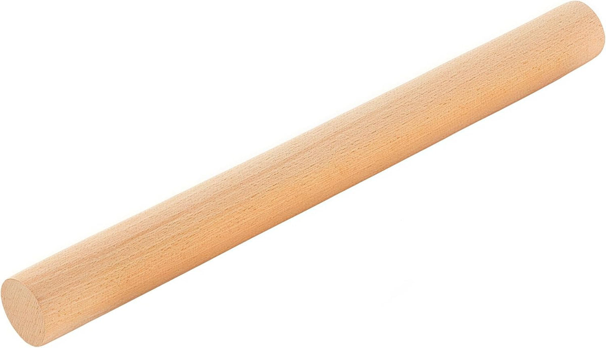 16.9 Inch Large Beech Wood Rolling Pin, French Dough Roller for Baking