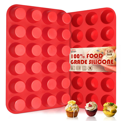 HKNMTT Skull Silicone Baking Pan for Halloween Pizza Cake, 6 Cavities 3D Large Molds, Nonstick Skeleton Head for Soap Ice Tray Oven Safe