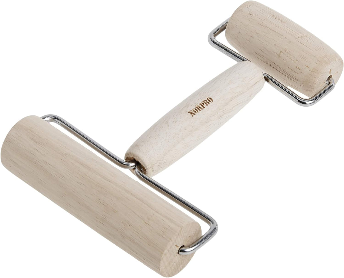 Norpro Wood Pastry/Pizza Roller 4in/10cm