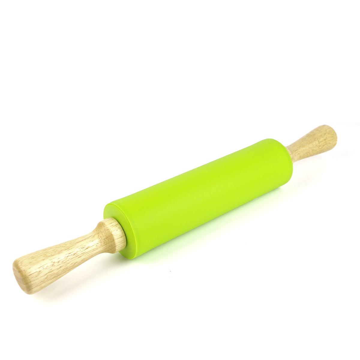 Silicone Rolling Pin for Baking Non-stick Rolling Pin Dough Roller Wooden Handle Kitchen Accessories Pastry Roller