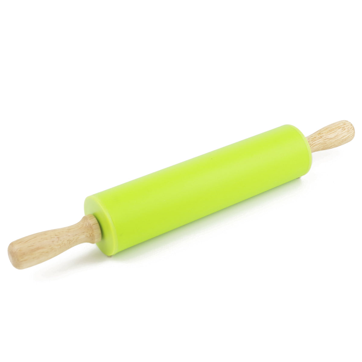 Silicone Rolling Pin for Baking Non-stick Rolling Pin Dough Roller Wooden Handle Kitchen Accessories Pastry Roller