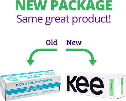 KEE-SEAL Disposable Pastry Piping Bags | 25 Inch | 100 Pack