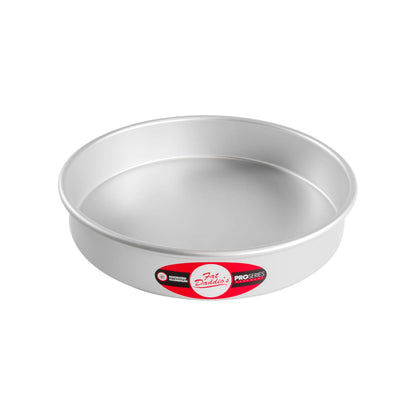 Fat Daddio's PRD-83SET Anodized Aluminum Round Cake Pans, 2 Piece Set, 8 x 3 Inch
