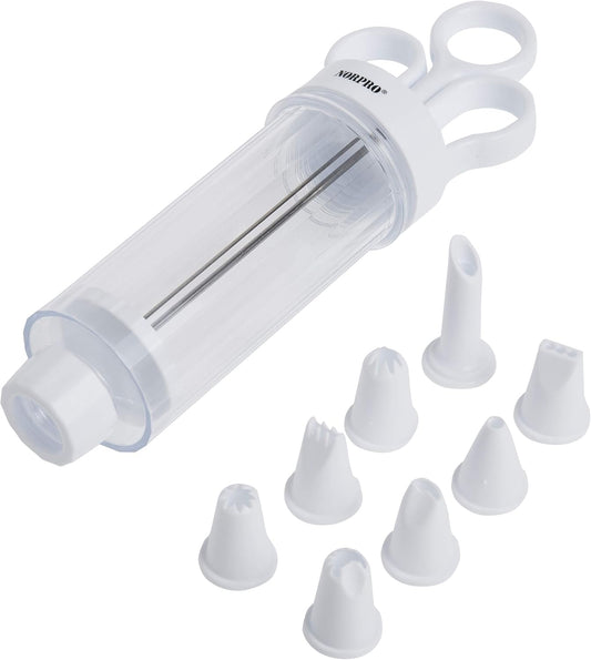 Norpro Cupcake Injector & Decorating Icing Set, 9 Piece Set