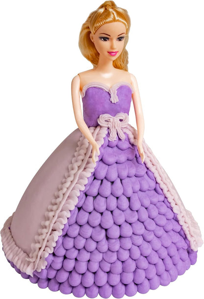 Fat Daddio's PDV-07 Dolly Varden Doll Cake Pan, 7.25 x 5.5 Inch, Silver