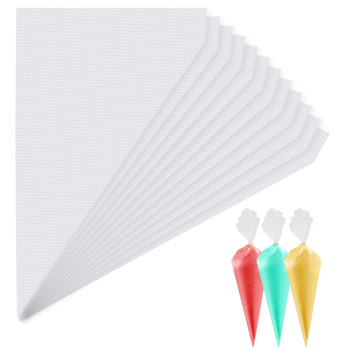 100pcs Disposable Small Piping Bags 8 inch for Cream Frosting Cake