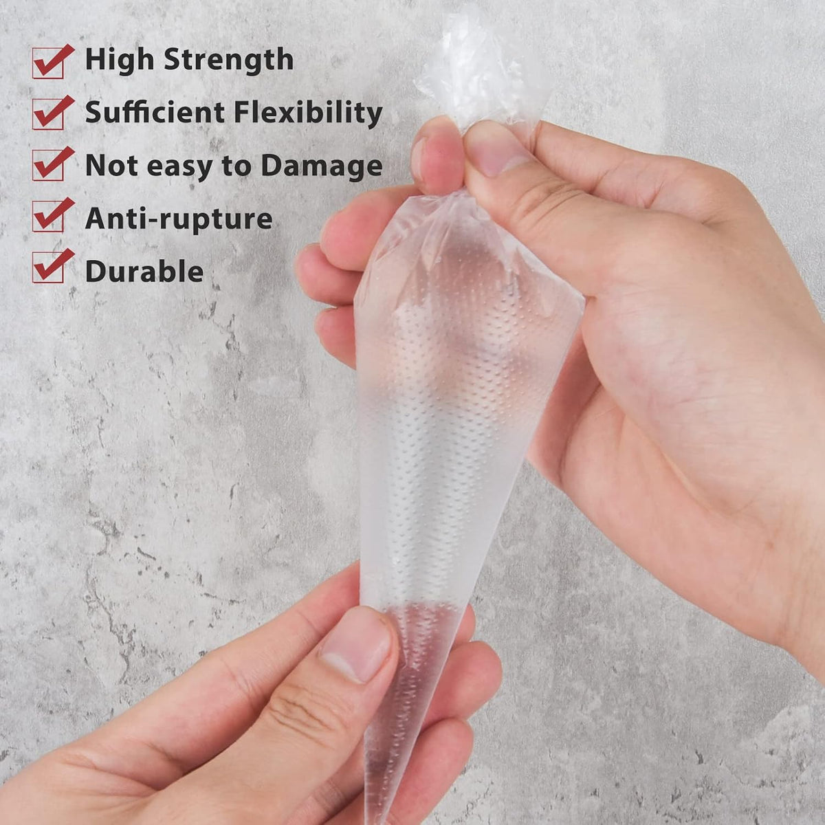 100pcs Disposable Small Piping Bags 8 inch for Cream Frosting Cake