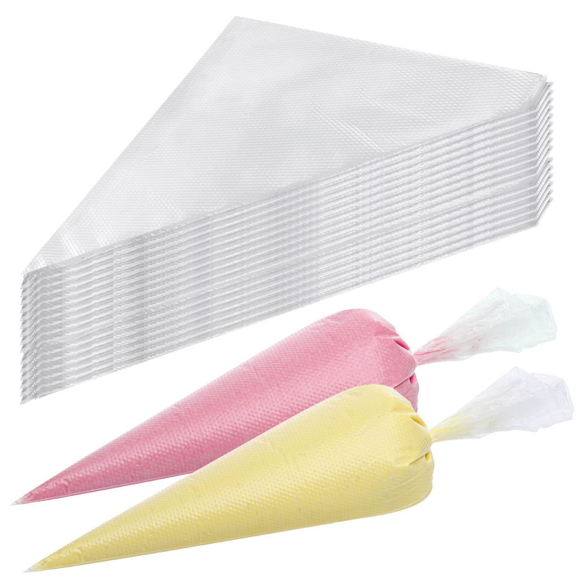 300 Pcs Pastry Piping Bags 13 inch Disposable Icing Cream Bag for Cookie Cake Decorating