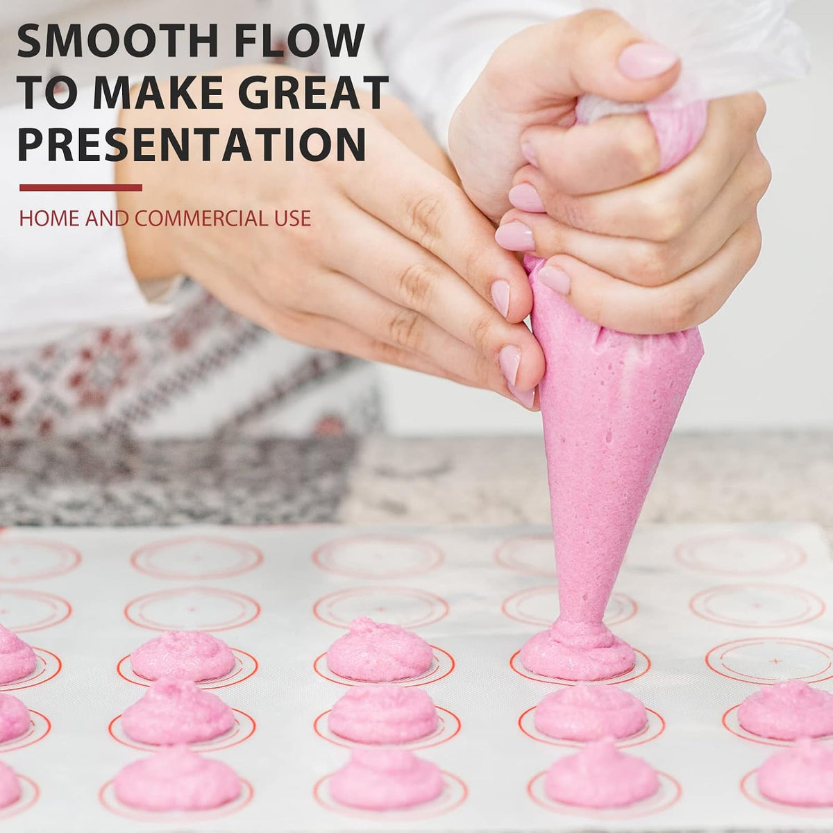 100pcs Disposable Small Piping Bags 8 inch for Cream Frosting Cake