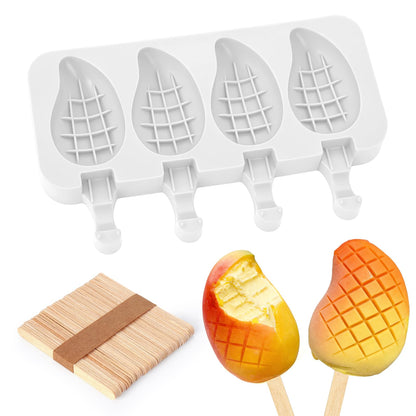 Juome Cake Pop Mold Kit, Large Cakesicle Molds Silicone with Sticks & Bags