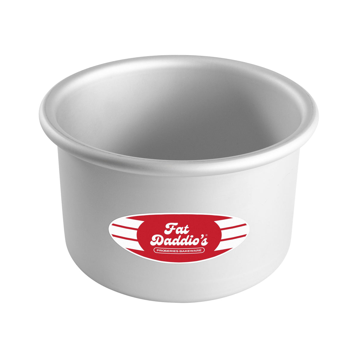 Fat Daddio's PRD-83SET Anodized Aluminum Round Cake Pans, 2 Piece Set, 8 x 3 Inch