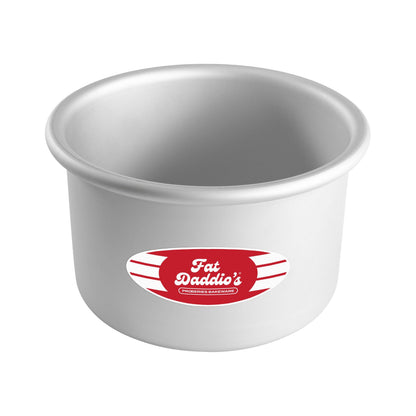 Fat Daddio's PRD-83SET Anodized Aluminum Round Cake Pans, 2 Piece Set, 8 x 3 Inch