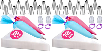 16 Inch Piping Bags Disposable, 100Pcs Large Pastry Bags