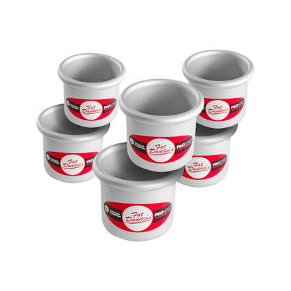 Fat Daddio's PRD-83SET Anodized Aluminum Round Cake Pans, 2 Piece Set, 8 x 3 Inch