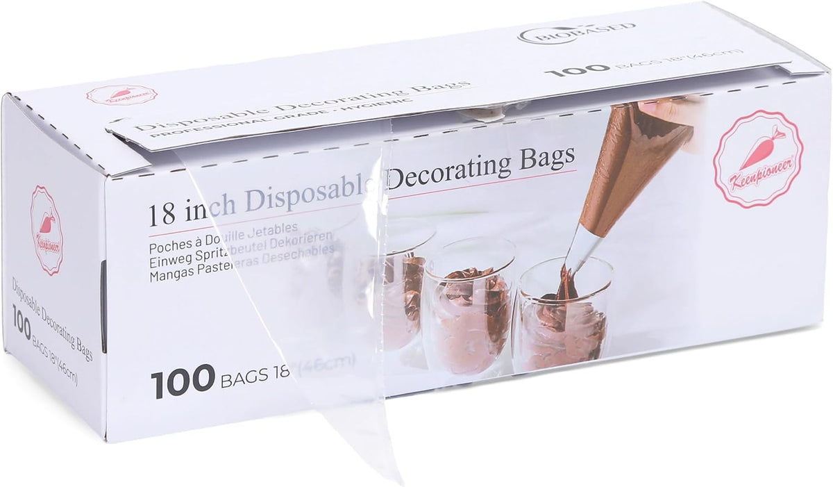 Keenpioneer 18-Inch Piping Bags, Large Capacity