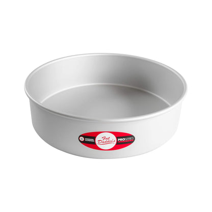 Fat Daddio's PRD-83SET Anodized Aluminum Round Cake Pans, 2 Piece Set, 8 x 3 Inch